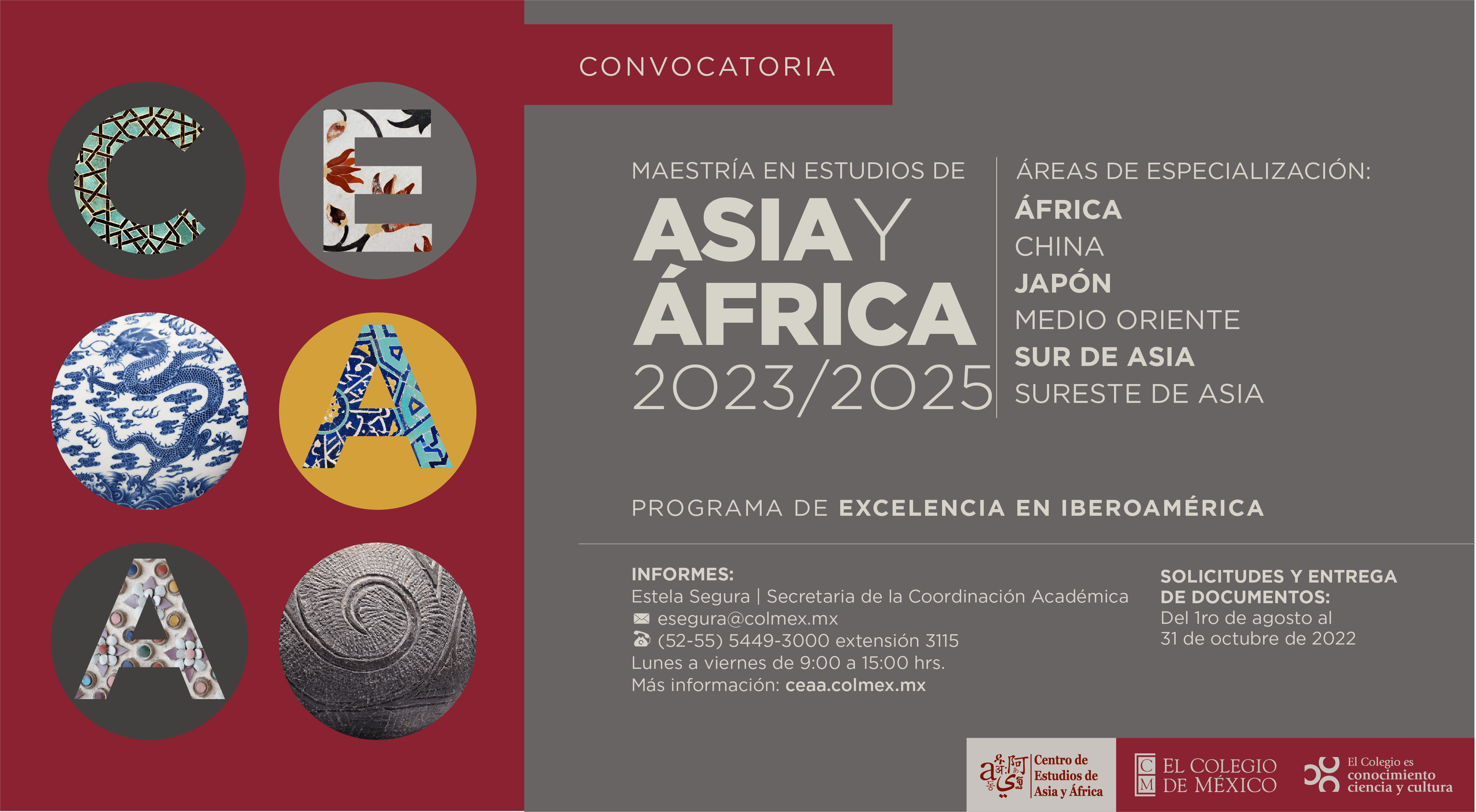 Maestría en Estudios de Asia y África 2023/2025
